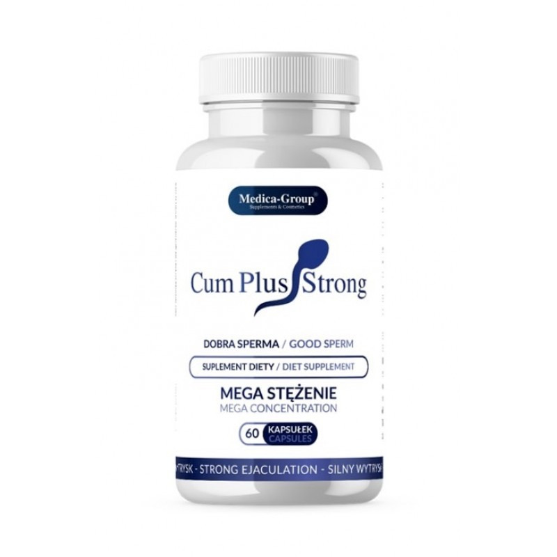 Препарат для збільшення кількості сперми Cum Plus Strong Capsules, 60 шт.