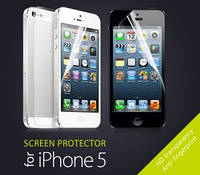 Защитная плёнка для для iPhone 5 Глянцевая Двусторонняя Screen Ward (ком-кт 4 in 1)