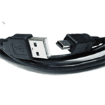 Кабель @LUX mini USB (2.0) 0,9m ferrite
