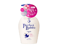 Shiseido "Senka Perfect Bubble" Дезодоруючий гель для душу з ефектом зволоження з гіалуроновою кислотою з