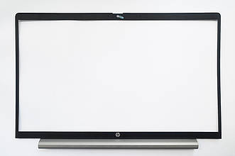 Рамка матриці (дисплею) для ноутбука HP ProBook 440 G8 чорна зі сріблястою кришкою петель LCD BEZEL