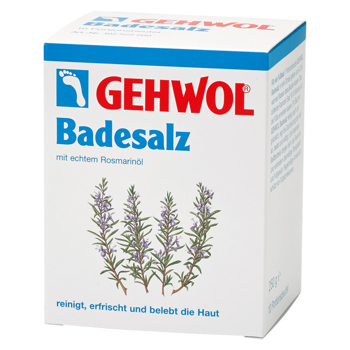 Сіль для ванни з олією розмарину Gehwol Bath Salt 10 х 25г, фото 1