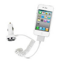 Автомобільний зарядний пристрій для iPhone CMCC-8330 (Для iPod, iPhone і iPad. Сила струму: 1A. Вхідна