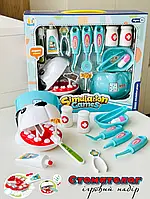 Дитячий ігровий набір стоматолога 89-4 з медичними інструментами Песик