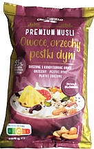 Мюслі Crownfield Premium musli з фруктами, горіхами і насінням 750 гр