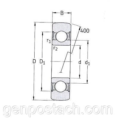 Підшипник 36104 E1 (7004 С) GPZ 4, фото 1