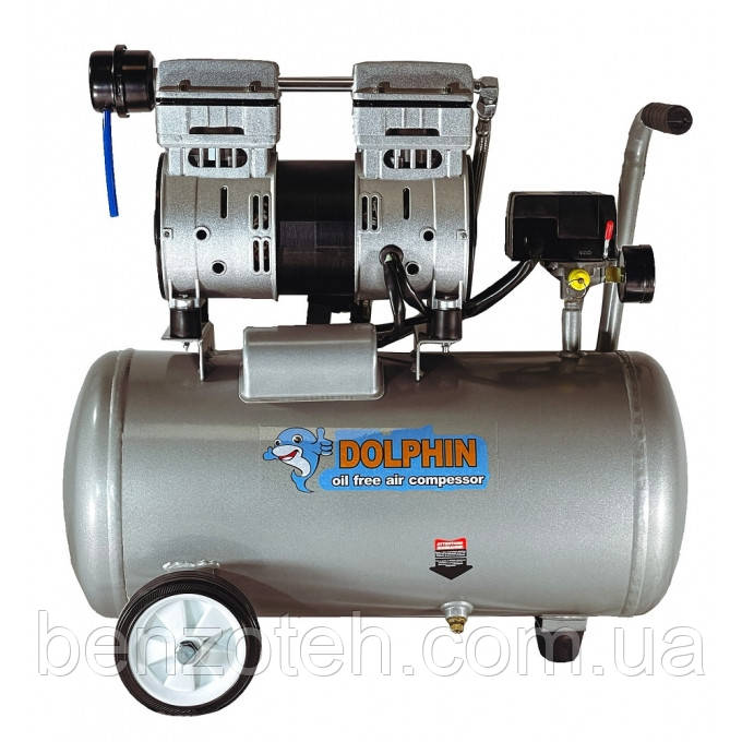 Компресор безмасляний Dolphin SZW850AF030 (на 30 літрів, вхід 205 л/хв, вихід 125 л/хв.)