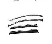 Дефлектори вікон Toyota Corolla Cross - тип: з хромом 4 шт