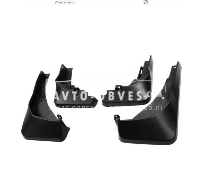 Бризковики Audi Q2 2016-... з пластиковими порогами - тип: 4 шт, фото 1