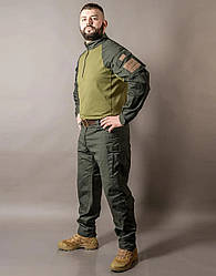 Військовий костюм для ЗСУ тактичний Сорочка убакс бойова + армійські штани польові olive MILIGUS розмір L52