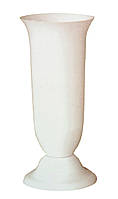 Пластикова ваза для квітів гладка 21х45 см