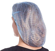 Шапочка-берет одноразова нестерильна "Кульбаба" SanGig блакитна (100шт)