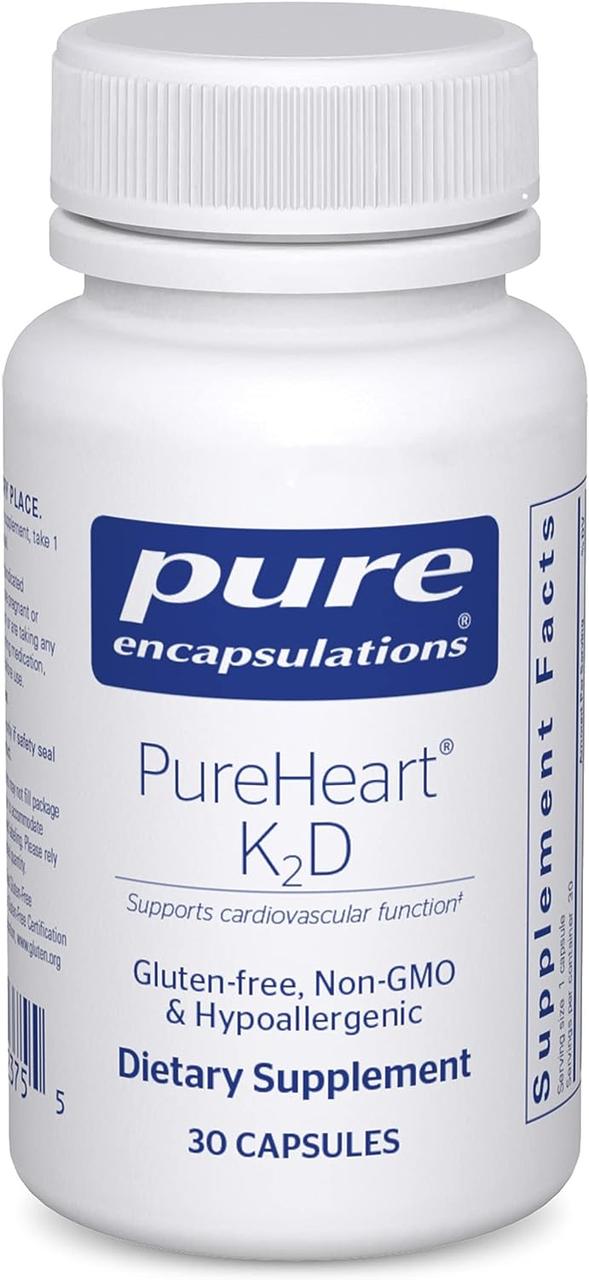 Чисте серце K2D, PureHeart K2D, Pure Encapsulations, 60 капсул BX151, фото 1