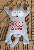 Игрушка мягкая Сувенир Котик, 31см, серый Audi на присосках, 00284-148серый Audi