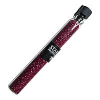 Блискітки (пісок) для нігтів Starlet Professional, малинові