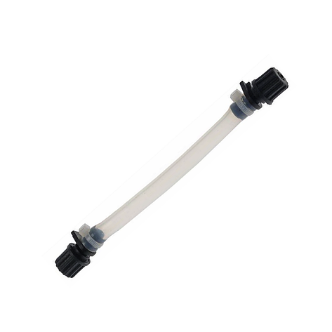 Шланг зі штуцерами 6.8x4 мм хімстійкий (silicone/sekobril) для перистальтичного дозатора Seko PER0301 та ін., фото 1