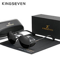Поляризационные солнцезащитные очки для мужчин и женщин KINGSEVEN N7550 Black Gray