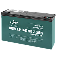 Тяговий свинцево-кислотний AGM акумулятор LP 6-DZM-35 Ah