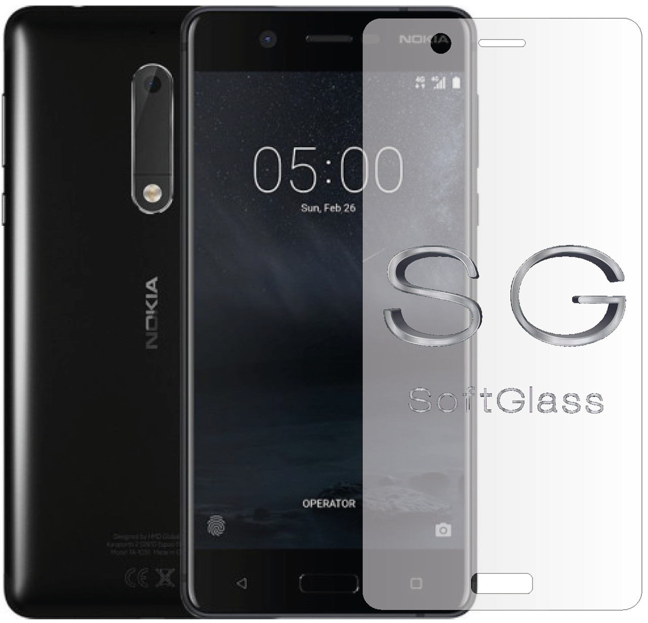 Бронеплівка Nokia 5 на екран поліуретанова SoftGlass