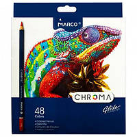 Карандаши 8010-48CB 48цв Chroma Marco