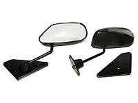 Боковые зеркала наружные заднего вида на для ВАЗ 2101-2107 F2П Sport Black/Led 2