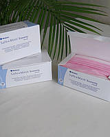 Маски медицинские защитные трехслойные розовые Медиком 50 шт в упаковке