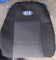 Автомобильные чехлы авточехлы салона на сиденья Elegant KIA Soul черные 08- КИА Соул 2