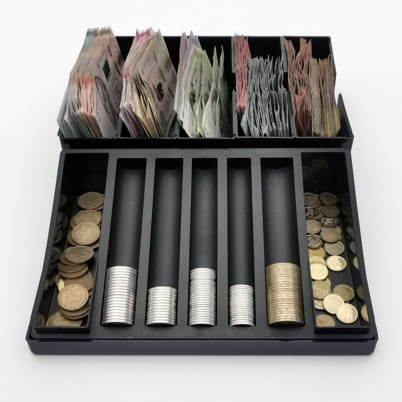 СКАРБ-1Л+СКАРБ-4(5) Комплект з двох лотків для грошей, монет і купюр (ціна виробника)., фото 1
