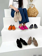 Жіночі туфлі Лофери замшеві в різних кольорах TOPs8125