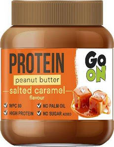 Арахісова паста GO ON Nutrition Protein Peanut butter 350 г Солона карамель