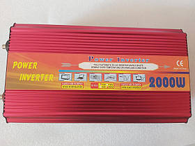 Інвертор з чистою синусоїдою Pure Sine Wave Inverter 2000 Вт 12-220В