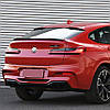 Спойлер BMW X4 G02 тюнінг сабля на багажник-стиль X4M (чорний глянець), фото 5