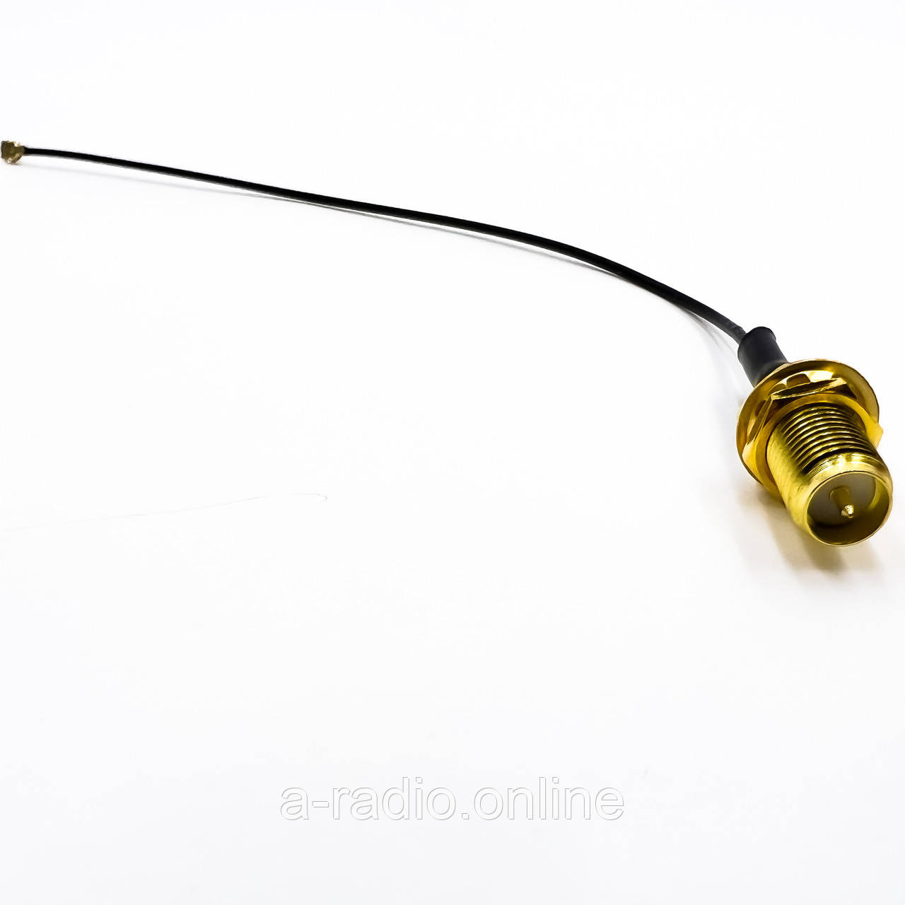Пігтейл RP-SMA-Female - U.FL-Female ВЧ кабель перехідник 1,13 мм 15 см