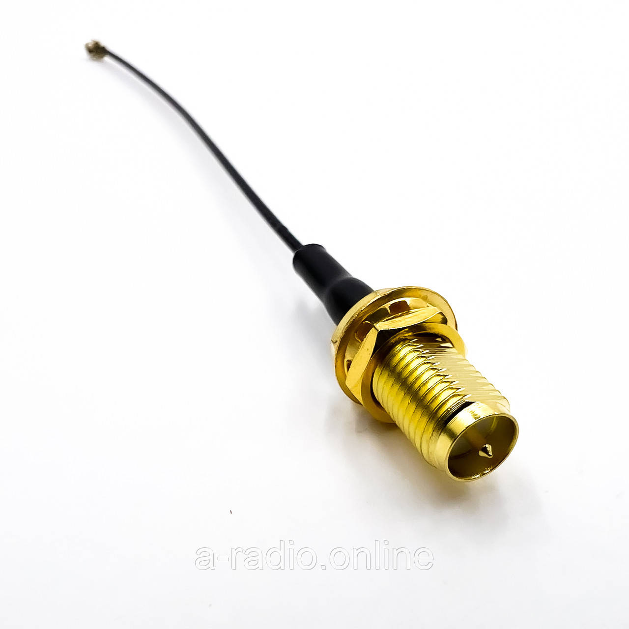 Пігтейл RP-SMA-Female - U.FL-Female ВЧ кабель перехідник 1,13 мм 10 см