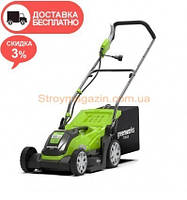 Электрическая газонокосилка Greenworks GLM1035 + бесплатная доставка