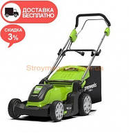 Электрическая газонокосилка Greenworks GLM1241