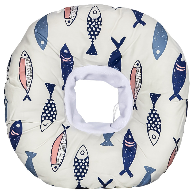 М'який комір-подушка для кішок Taotaopets 048806 XS (8-22 см) Fish 1 шт, фото 1