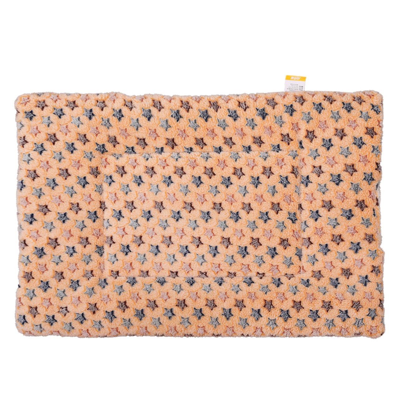 Лежак Taotaopets 573301 Yellow Stars L (50*70 cm) для котів і собак 8 шт., фото 1