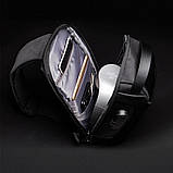 Сумка чоловіча нагрудна Сумка рюкзак чоловіча на одне плече Чоловічий однолямковий рюкзак Сумка слінг Чорна, фото 7