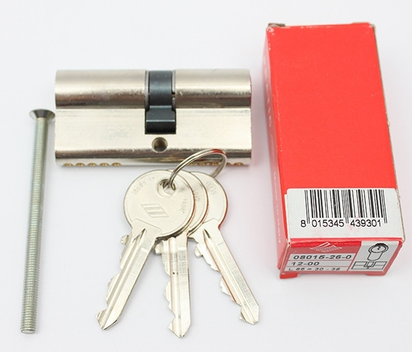 Cisa Pratic 65мм 30х35 ключ/ключ нікель (Італія)