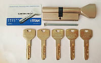 Titan Т200 82мм 41х41 ключ/тумблер матовый никель (Словения)