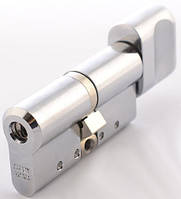 Abloy Protec2 (Фінляндія) 72 мм 31/41T, ключ/тумблер, Матовий хром