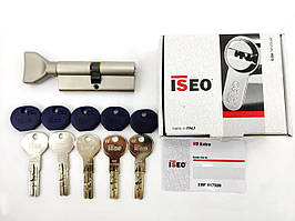Iseo R7 80мм 50х30 ключ/тумблер нікель (Італія)