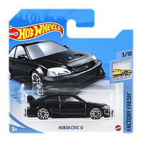 Машинка Базовая Hot Wheels Honda Civic Si Fast & Furious Factory Fresh 1:64 GTC63 Black