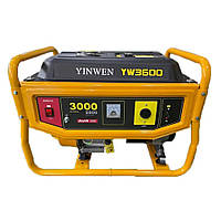 Бензиновий генератор Yinwen YW3600 максимальна потужність 3 кВт