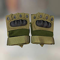 Перчатки тактические Беспальцевые, цвет Олива, размер M