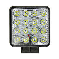 Дополнительная светодиодная LED фара CYCLONE WL-D14 48W 3030-16 FL