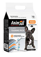 Пеленки для собак AnimAll 60х60 см с активированным углем 10 шт.