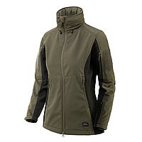 Куртка жіноча Helikon-Tex® Gunfighter Women's Jacket - Taiga Green/Black L