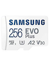 Samsung Plus EVO 256GB microSD + SD адаптер